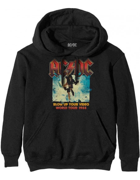 Ac/Dc: Blow Up Your Video (Felpa Con Cappuccio Unisex Tg. XL)