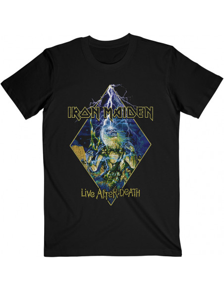 Iron Maiden - Iron Maiden Unisex Tee: Live After Death Diamond (Medium)