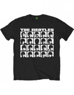 Beatles (The): Hard Days Night Faces Mono (T-Shirt Unisex Tg. XL)
