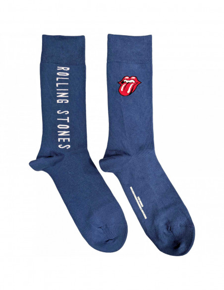 Rolling Stones (The): Vertical Tongue Unisex Ankle Socks (Calzini Tg. Uk 7.5-11.5)