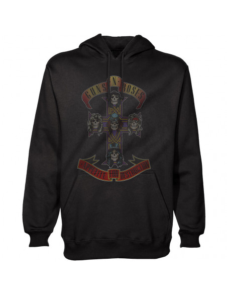 Guns N' Roses: Appetite For Destruction (Felpa Con Cappuccio Unisex Tg. 2XL)