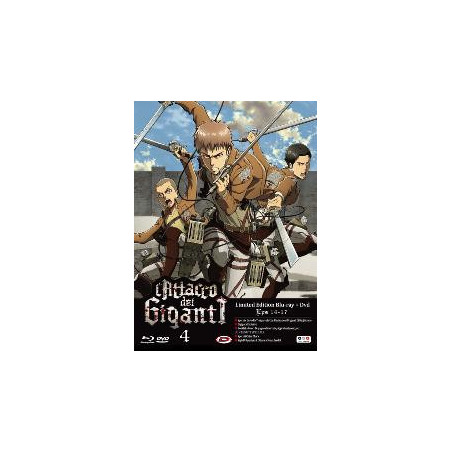 L'Attacco Dei Giganti - 4 Eps 14-17 (Blu Ray + Dvd) Limited Ed.