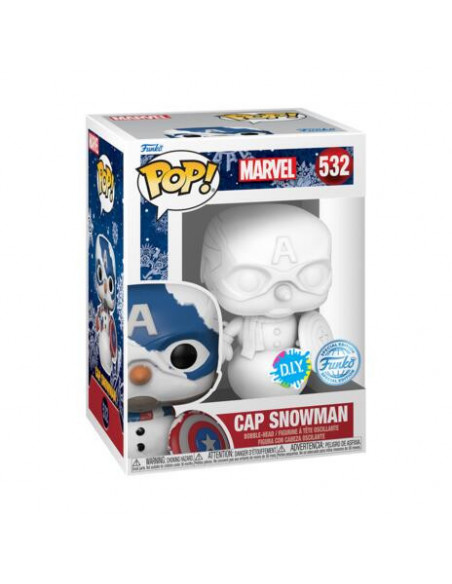 Marvel: Funko Pop! - Captain America As Snowman Diy - Holiday (Vinyl Figure 532)