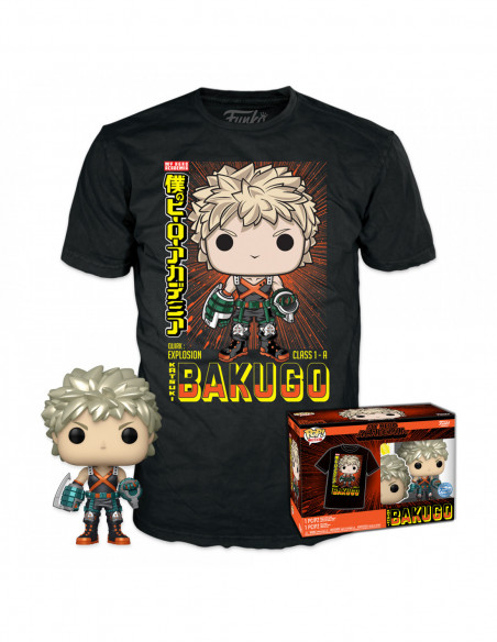 My Hero Academia: Funko Pop & Tee - Katsuki Tg. Xl