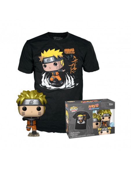 Funko: Pop and Tee: Naruto- Naruto Run) (Tg. L)