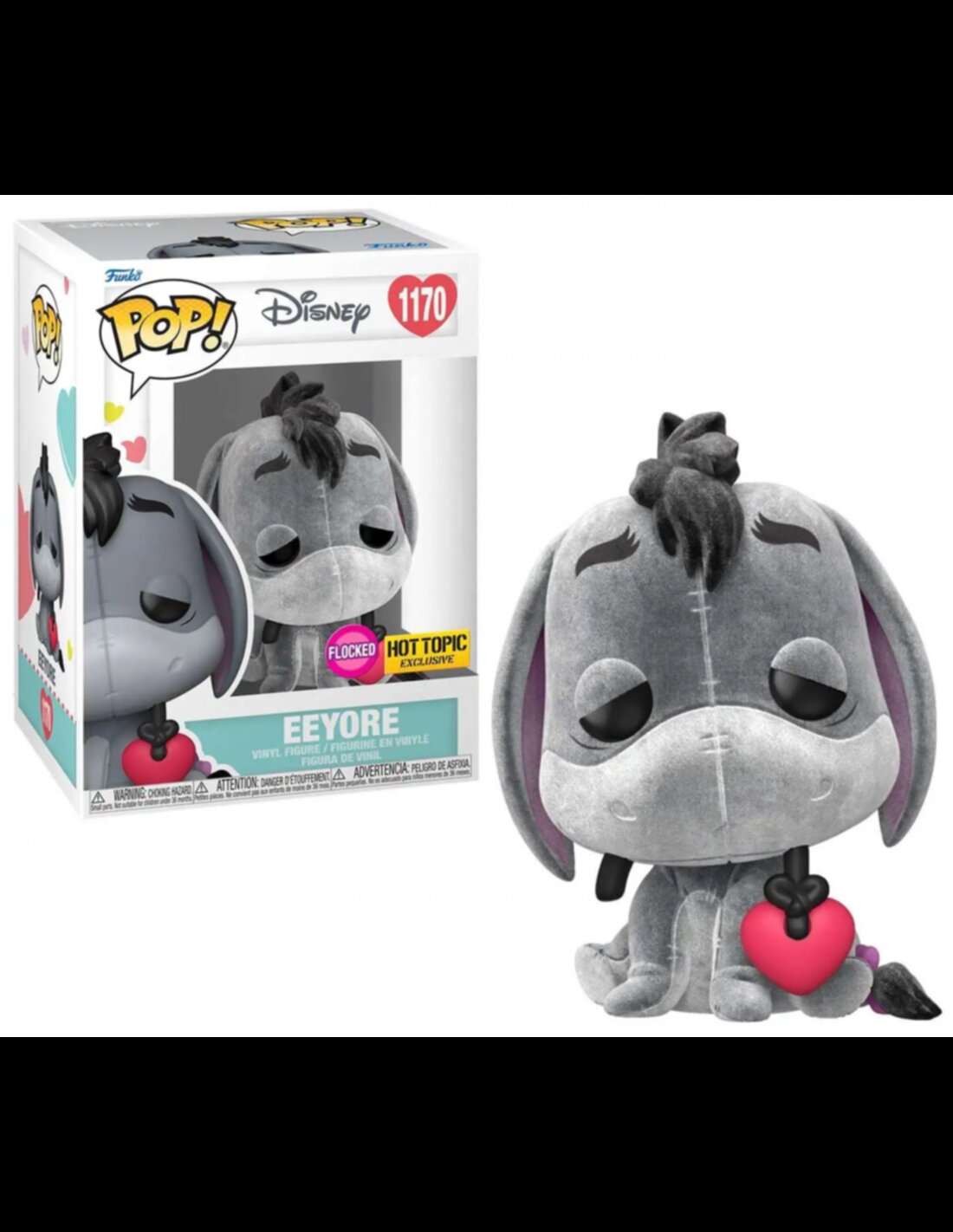 Disney: Funko Pop! - Winnie The Pooh - Eeyore With Heart (Fl)