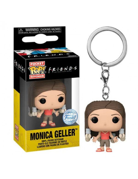 Friends: Funko Pop! Keychain - Monica w/ Braids