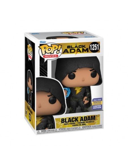 Dc Comics: Funko Pop! Movies - Black Adam With Cloak (Latam Exclusive Version)