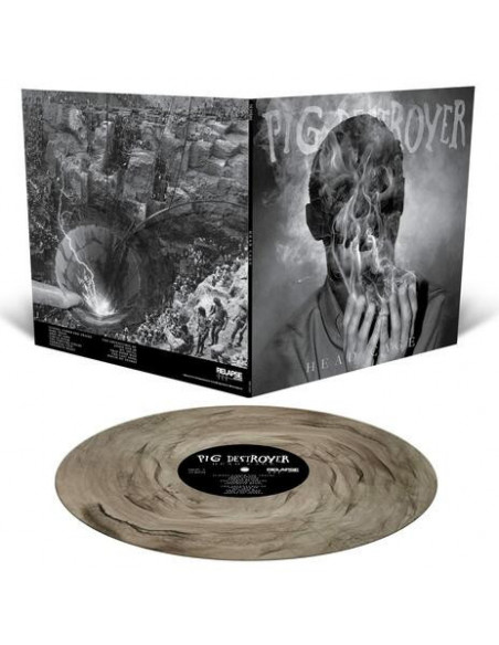 Pig Destroyer - Head Cage - Clear W/Black Smoke Vinyl