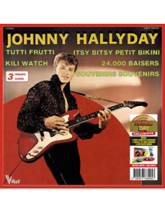 Hallyday Johnny - Coffret Vogue - Made In Belgium (Vinyl Green,Yellow 6 Red Marble + Poster Ltd.)