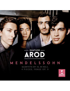 Marianne Crebassa( Mezzosoprano), Quatuor Arod - Quartetti Op.13,Op.44 N.2 - 4 Pezzi , Frage Op.9 - (CD)