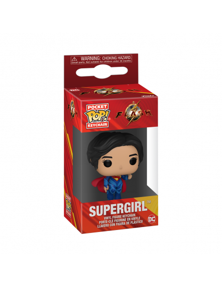 Dc Comics: Funko Pop! Pocket Keychain - The Flash - Supergirl
