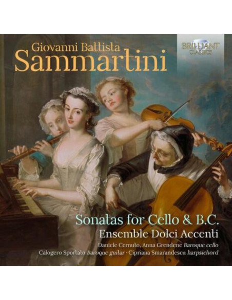 Ensemble Dolci Accenti, Daniele Cernuto, Anna Grendene, Calogero Sportato, Cipri - Sonata For Cello & B.C. - (CD)