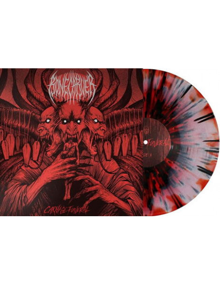 Bonecarver - Carnage Funeral - Red/Black Splatter