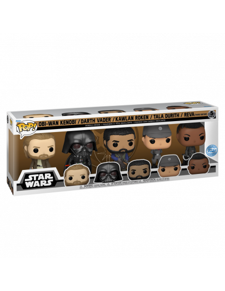 Star Wars: Funko Pop! - Obi-Wan Kenobi / Darth Vader / Kawlam Roken / Tala Durith / Reva (5 Pack)