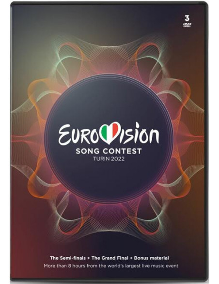 Compilation - Eurovision 2022 Turin (Box 3 Dvd) (Dvd)