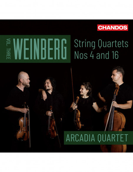 Arcadia Quartet - Weinberg: String Quartets Vol. 3 - (CD)