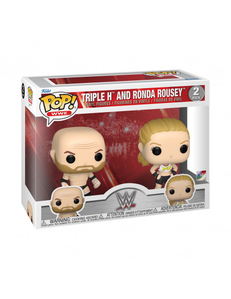 Funko: Pop! 2-Pack - Under Embargo Triple H and Ronda Rousey