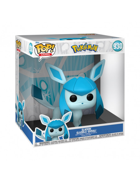 Pokemon: Funko Pop! Games - Glaceon - Super Sized Jumbo (Emea)