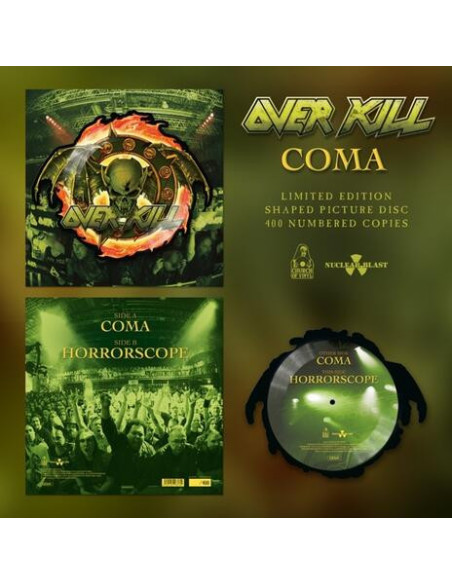 Overkill - Coma - Shaped Picture Vinyl