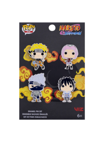Naruto: Funko Pop! - Team 7 (Pin 4 Pack)
