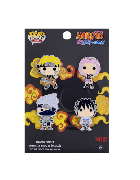Naruto: Funko Pop! - Team 7 (Pin 4 Pack)