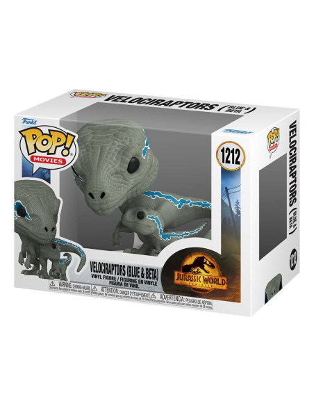 Jurassic World: Funko Pop! Movies - Dominion - Velociraptors (Blue & Beta) (Vinyl Figure 1212)