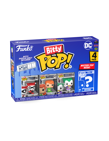 Dc Comics: Funko Bitty POP - Harley Quinn 4PK