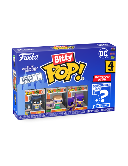 Dc Comics: Funko Bitty POP - Batman Adam West 4PK