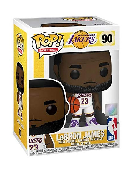 Basketball: Funko Pop! - Nba - Los Angeles Lakers - Lebron James (Alternate) (Vinyl Figure 90)