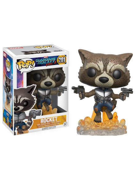 Marvel: Funko Pop! - Guardians Of The Galaxy Vol.2 - Rocket (Vinyl Figure 201)