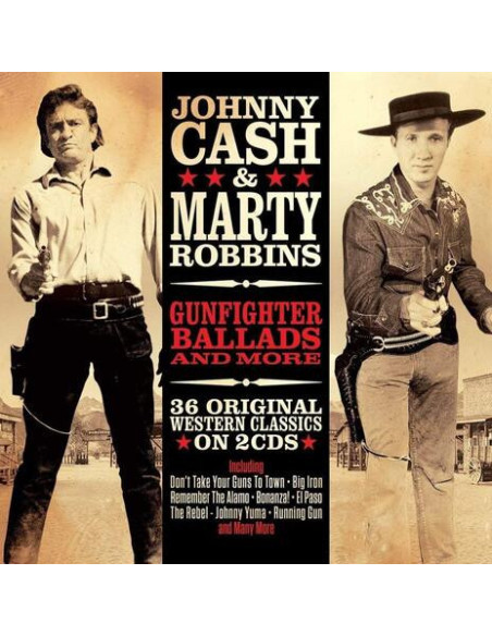 Cash Johnny& Marty R - Gunfighter Ballads & More - (CD)