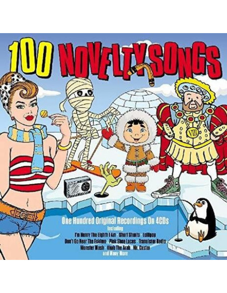 Compilation - 100 Novelty Songs - (CD)