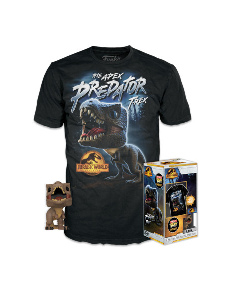 Jurassic World: Funko Pocket POP and Tee - T-rex Tg. L