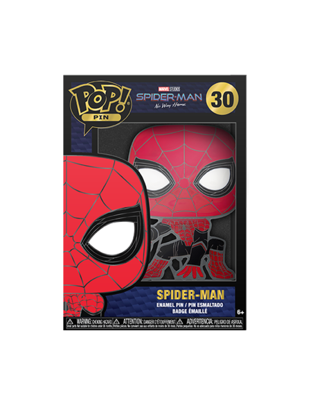 Marvel: Funko Pop! Large Enamel Pin - Spiderman - Tom Holland Group