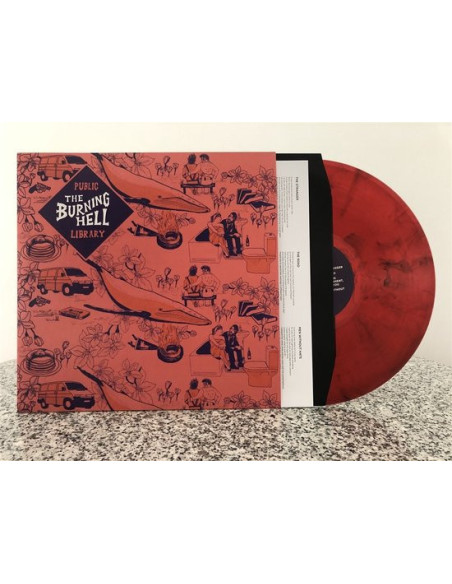 Burning Hell - Public Library (Ltd. Marbled Red Vinyl)