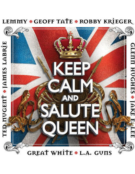 Compilation - Keep Calm And Salute Queen - Red/White