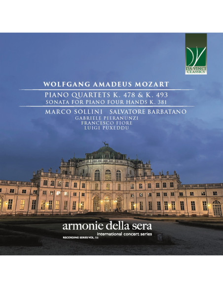 Barbatano, Salvatore - Mozart: Piano Quartets K. 478 and K. 493, - (CD)
