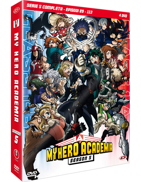 My Hero Academia - Stagione 05 The Complete Series (Eps 89-113) (4 Dvd)