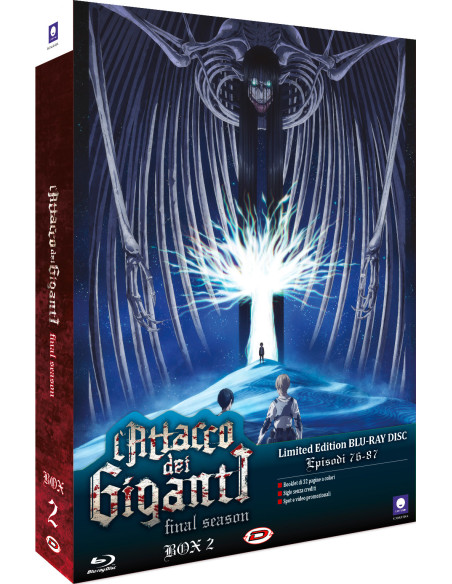 Attacco Dei Giganti (L') - The Final Season Box n.02 (Eps.17-28) (Ltd.Edition) (Blu-Ray)