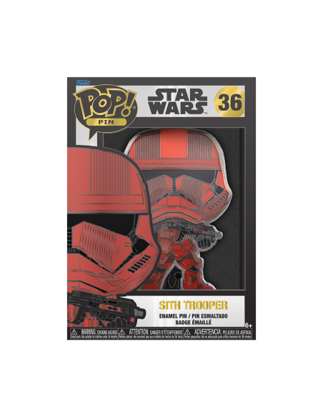 Star Wars: Funko Pop! Large Enamel Pin - Sith Trooper