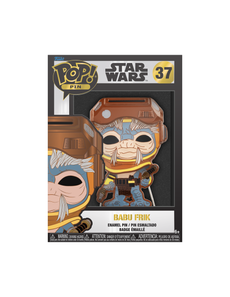 Star Wars: Funko Pop! Large Enamel Pin - Babu Frik