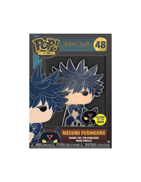 Jujutsu Kaisen: Funko Pop! Large Enamel Pin - Megumi Fushiguro
