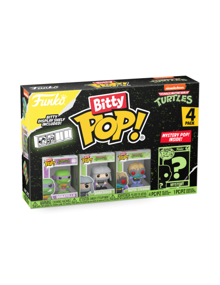 Teenage Mutant Ninja Turtles: Funko Bitty Pop - Donatello (4 Pk)