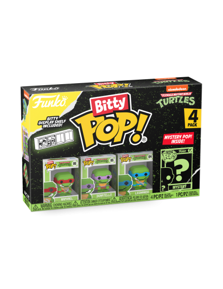Teenage Mutant Ninja Turtles: Funko Bitty Pop - 8-Bit (4 Pk)