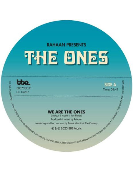 Rahaan Presents The - We Are The Ones/Fire/Forever