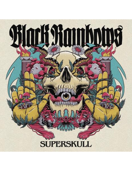 Black Rainbows - Superskull (Ltd Side A Side B White/Bl