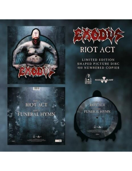 Exodus - Riot Act - Shaped Picture Vinyl
