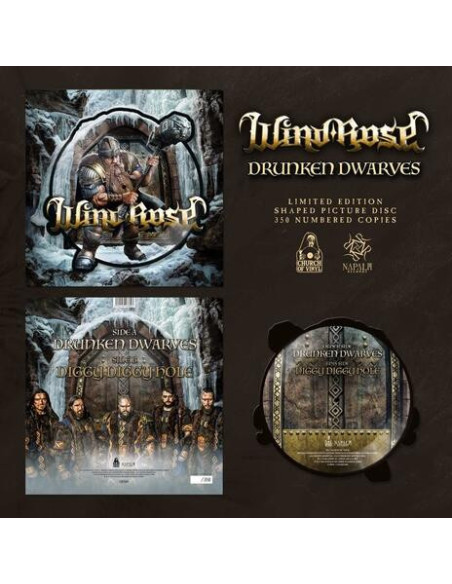Wind Rose - Drunken Dwarves - Shaped Picture Vinyl
