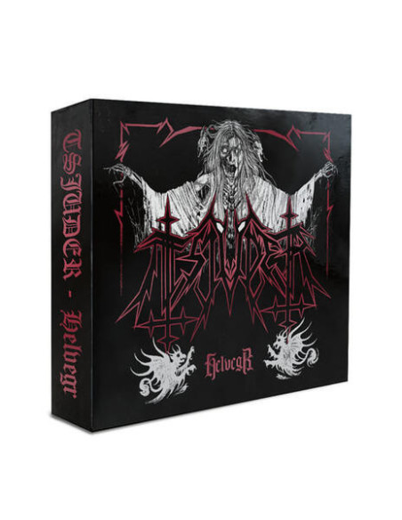 Tsjuder - Helvegr - (2 CD) Incl. Bonus Bathory Tribute - 2 Coasters - Metal Pin Clamshell Box Limited Deluxe Edition
